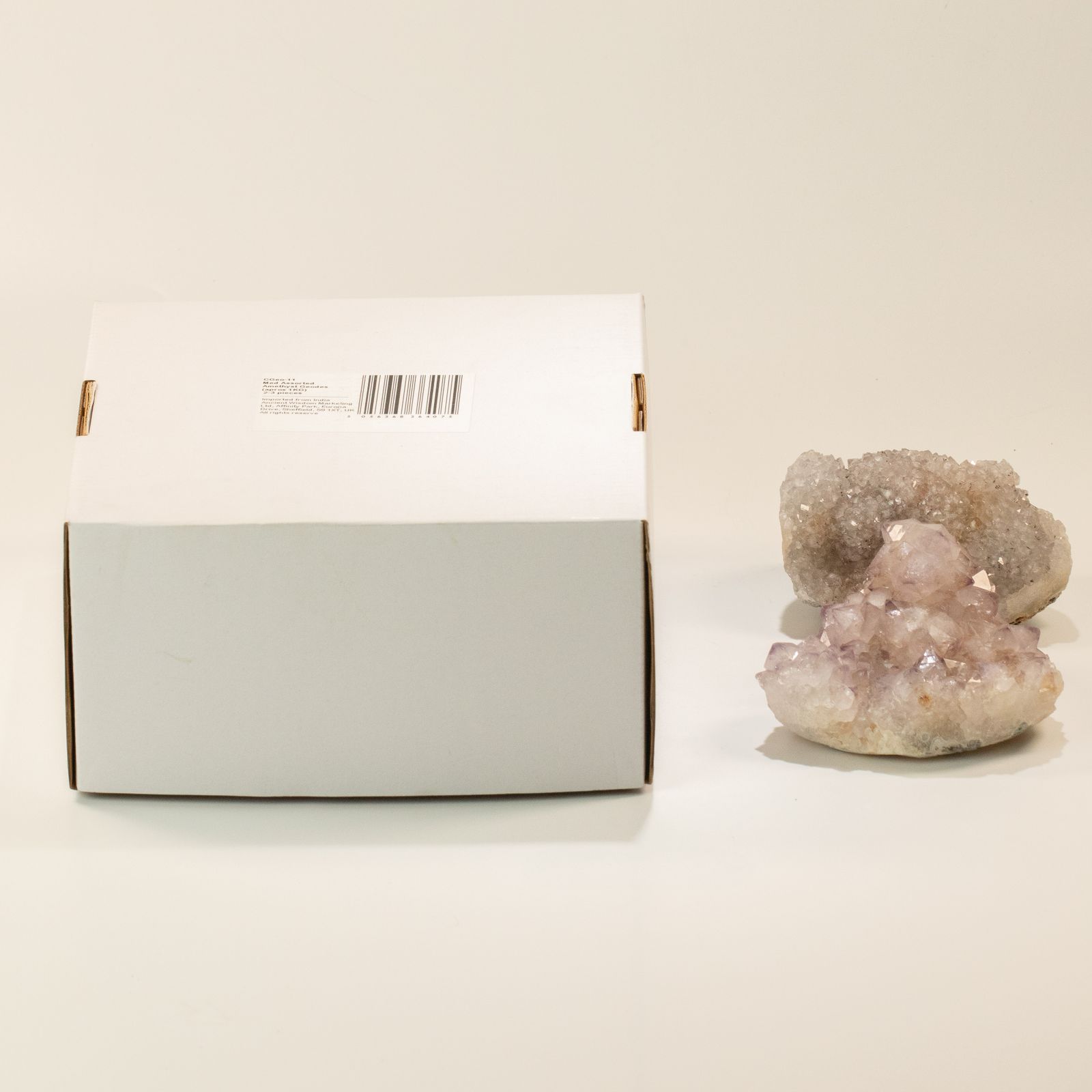 Mellemstore assorterede ametystgeoder – 6–9 cm (ca. 1 kg)