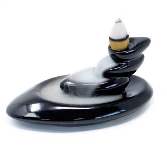 Backflow røgelsesbrænder – Small Pebbles - Billede 1