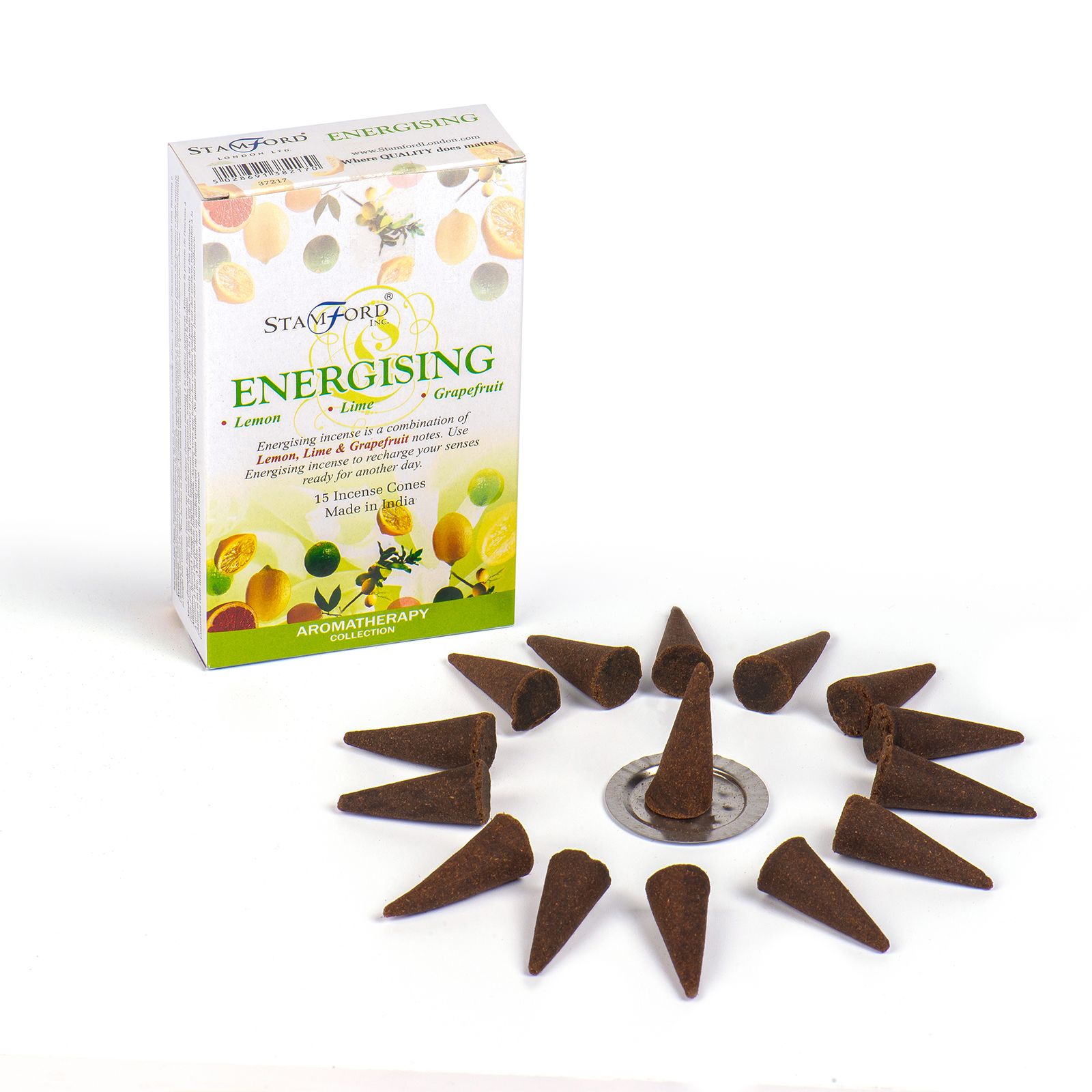 Stamford Premium røgelseskegler – Energising
