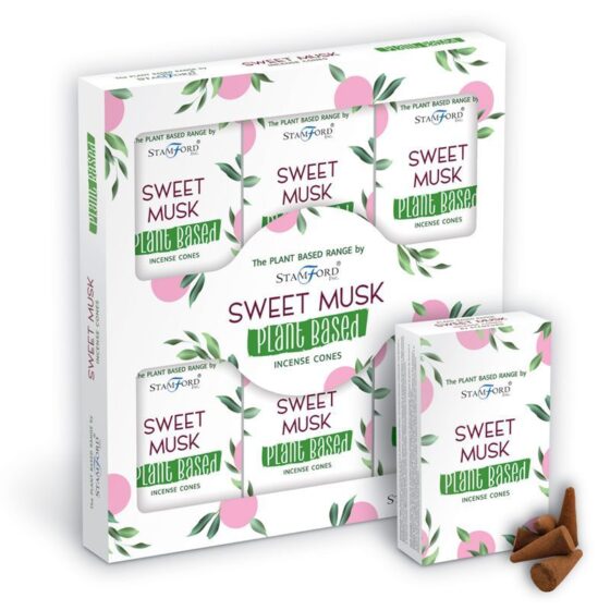 Stamford Plant Based røgelseskegler – Sweet Musk - Billede 2