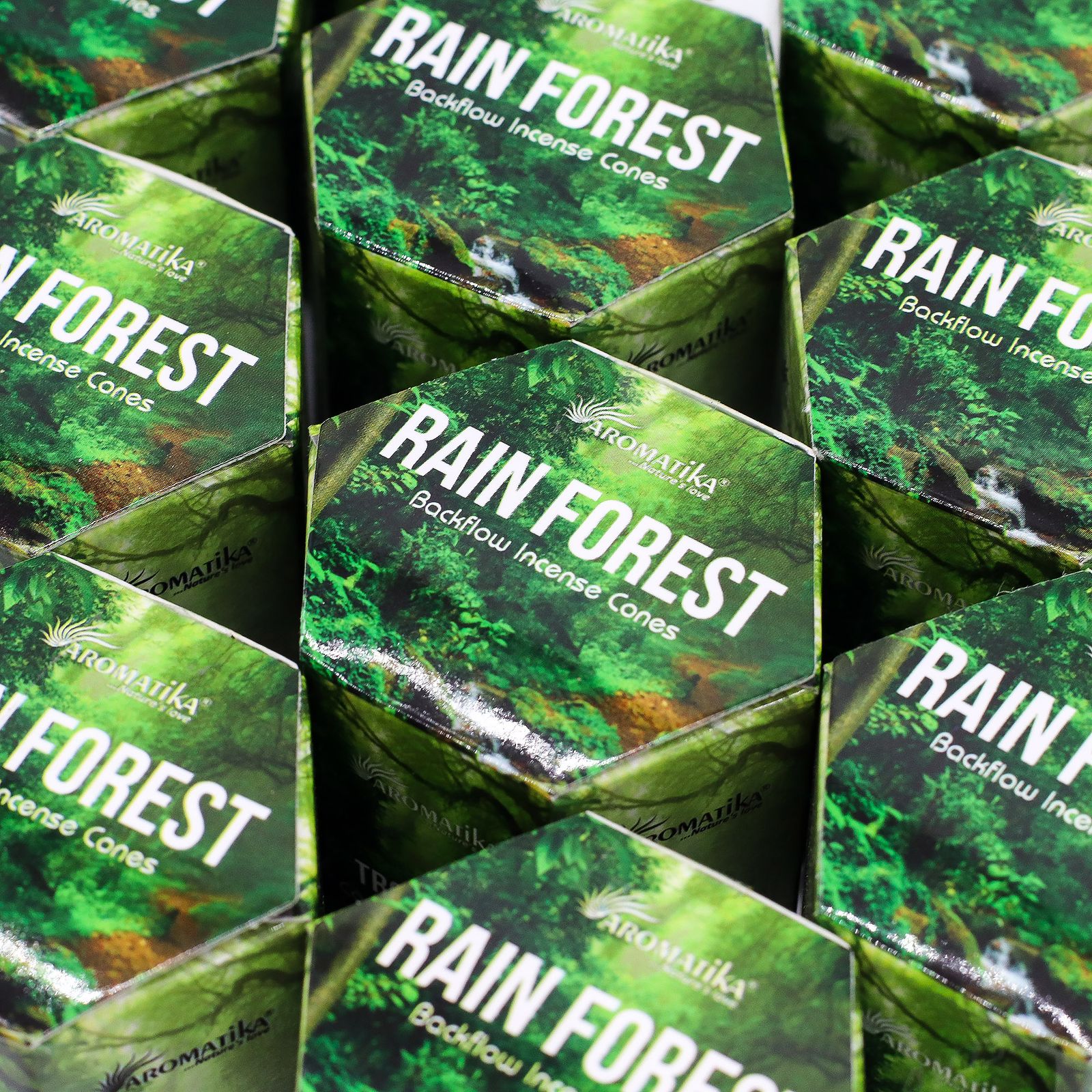Backflow røgelseskegler – Rain Forest (10 stk)
