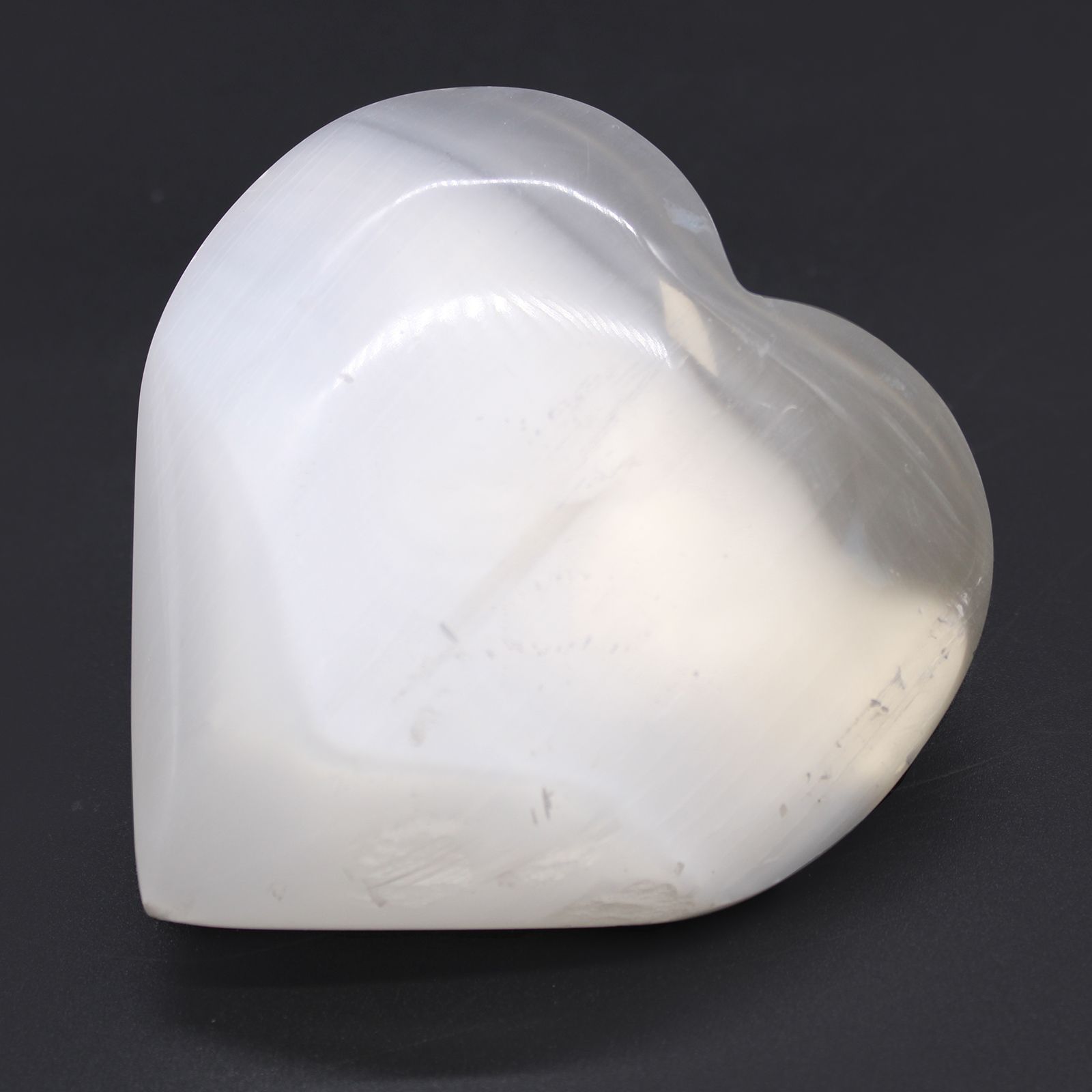 Selenithjerte – 10 cm