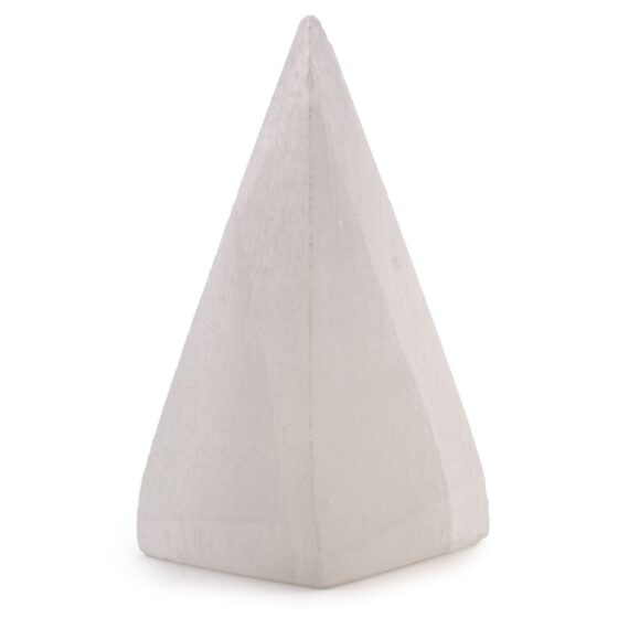 Selenitpyramide – 10 cm - Billede 1
