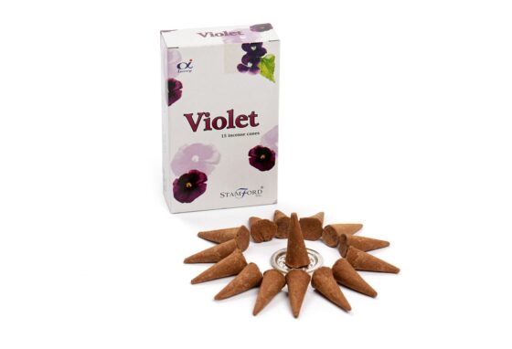 Stamford Premium røgelseskegler – Violet - Billede 2