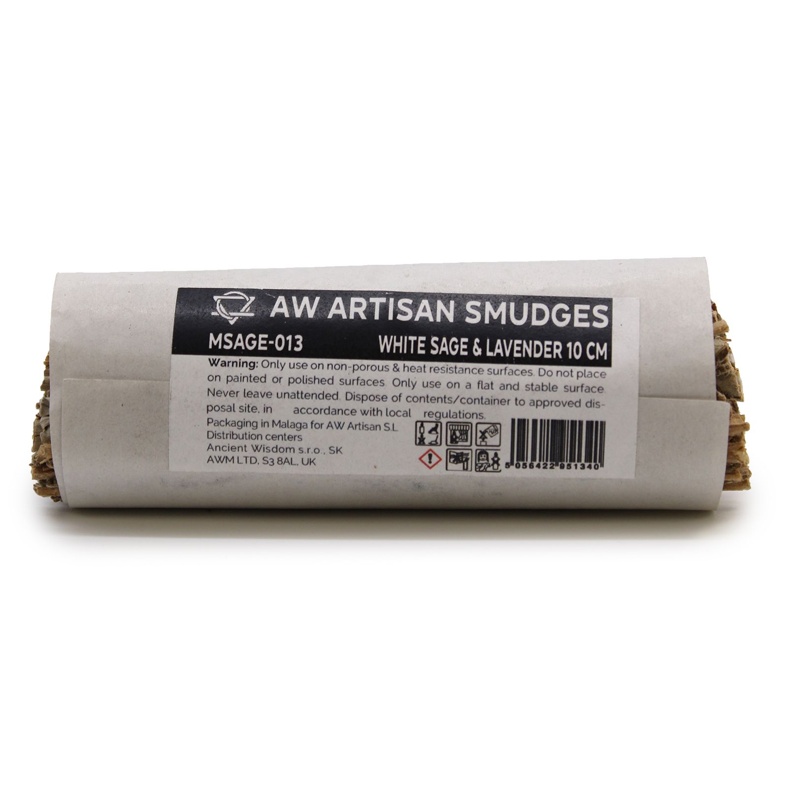 Ancient Wisdom smudge stick – White Sage & Lavender (10 cm)