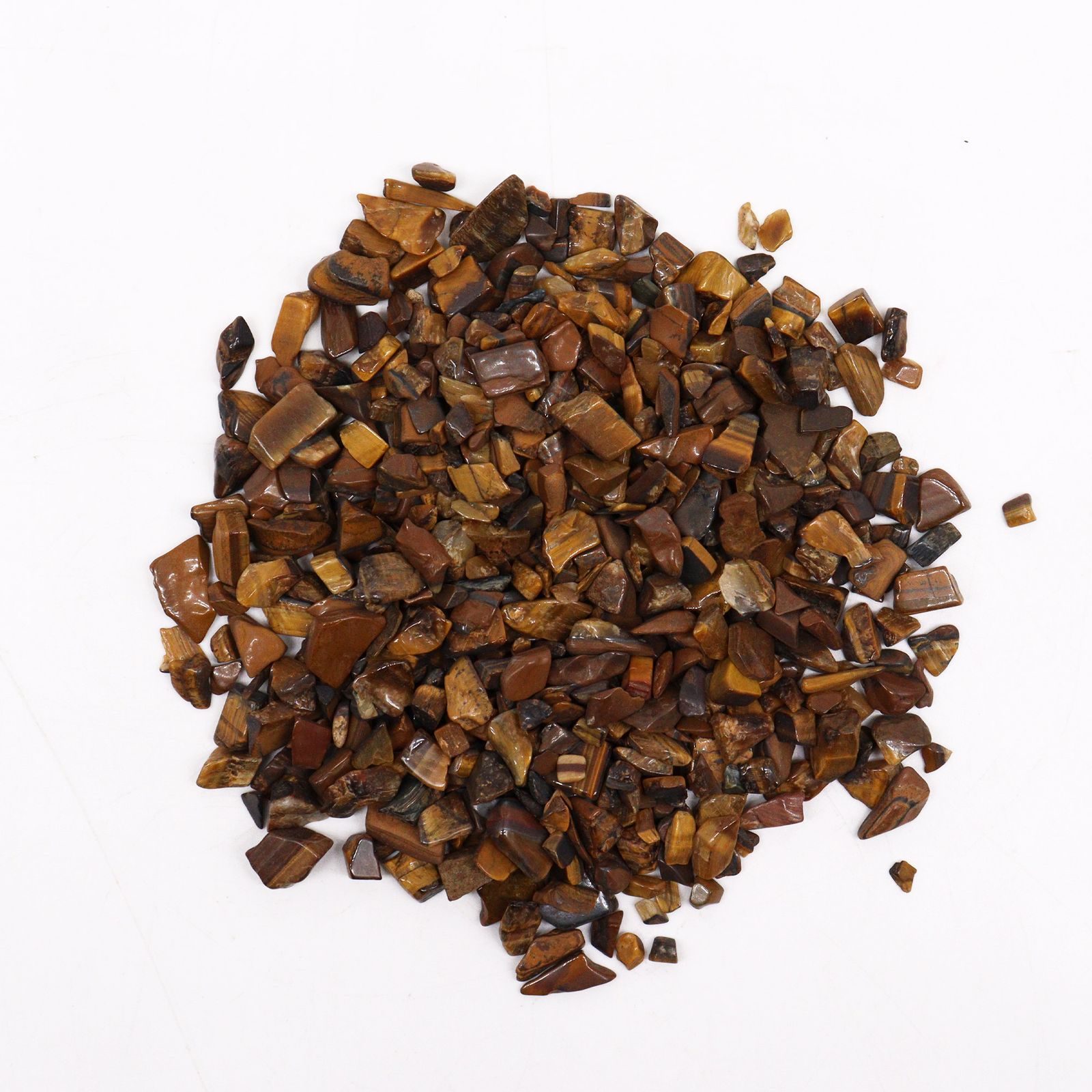Tigerøje fliser – 1 kg