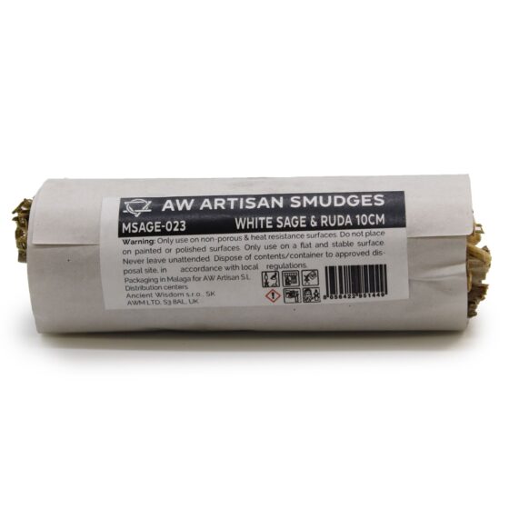 Ancient Wisdom smudge stick – White Sage & Ruda (10 cm) - Billede 2