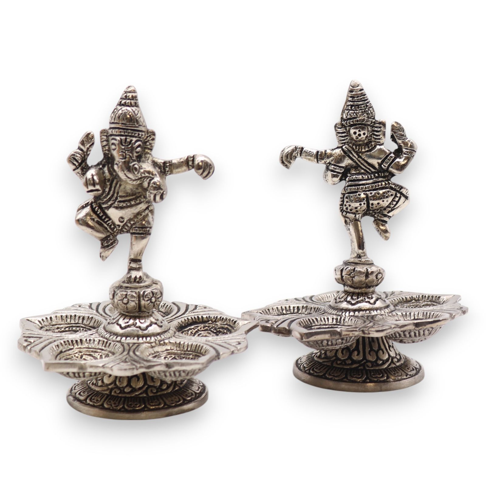 Dancing Ganesha røgelsesholder (14×10 cm)