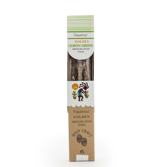 Golden Smudging Resin røgelsespinde – Citrongræs - Billede 1