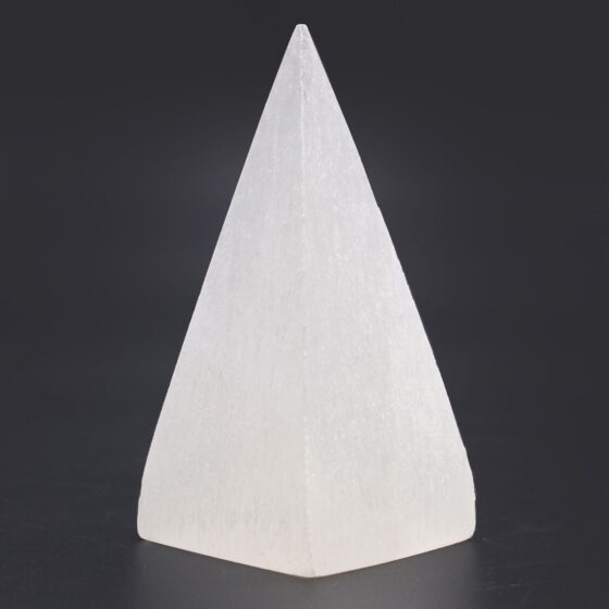 Selenitpyramide – 10 cm - Billede 3