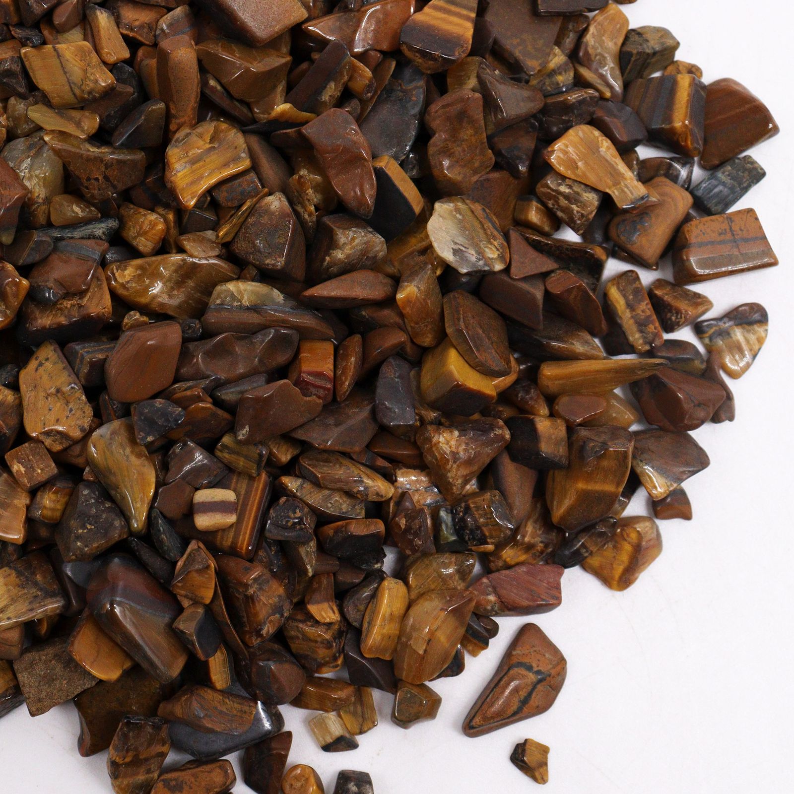 Tigerøje fliser – 1 kg