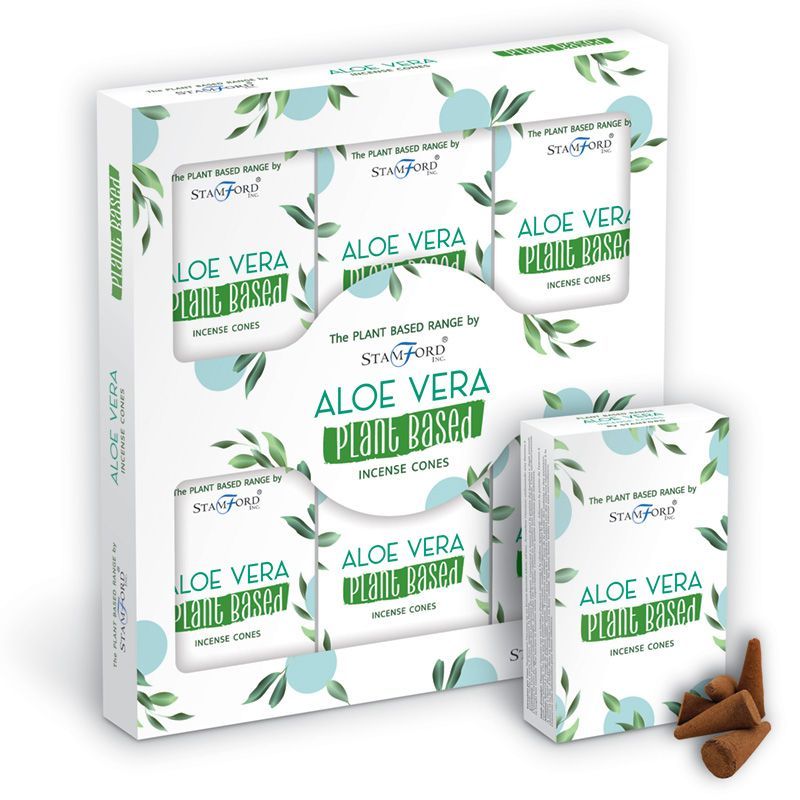 Stamford Plant Based røgelseskegler – Aloe Vera