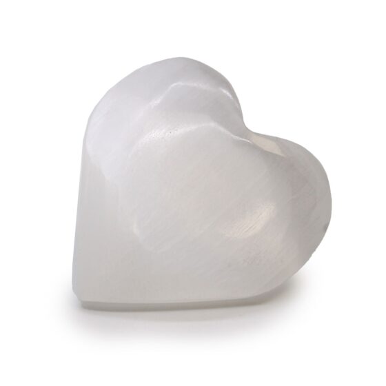 Selenithjerte – 7–8 cm - Billede 1