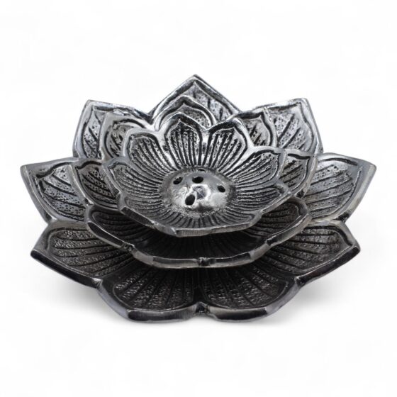 Tri-Flower Lotus Flower røgelsesholder - Billede 1