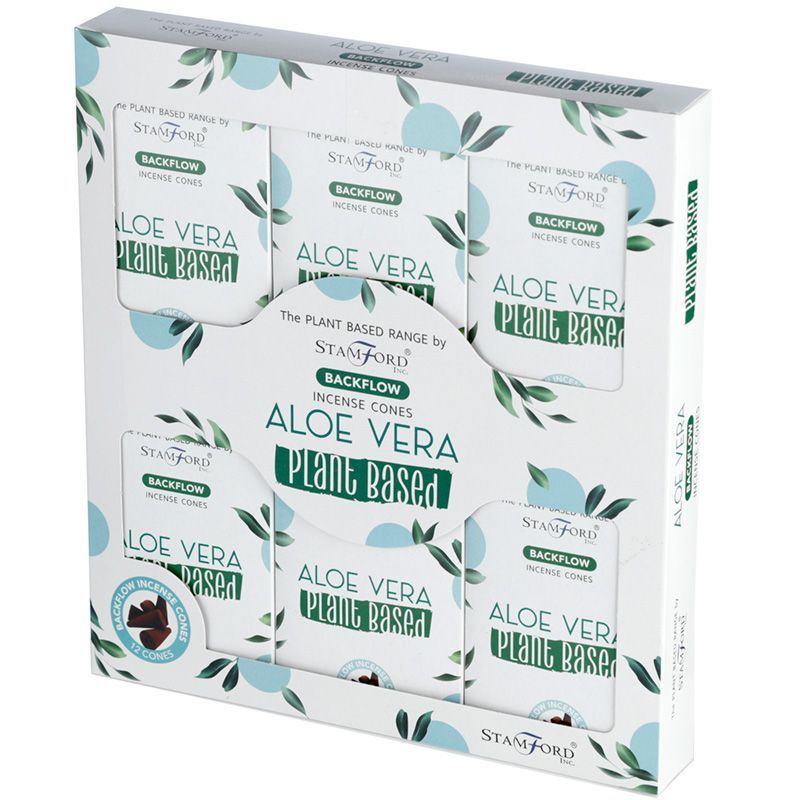 Stamford Plant Based backflow røgelseskegler – Aloe Vera