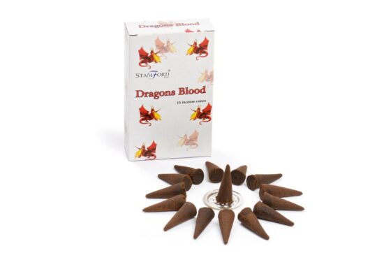 Stamford Premium røgelseskegler – Dragons Blood - Billede 2