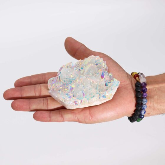 Aura Angel kvarts – stor (ca. 300–450 g) - Billede 2