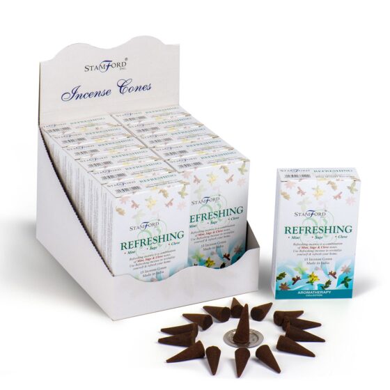 Stamford Premium røgelseskegler – Refreshing - Billede 1