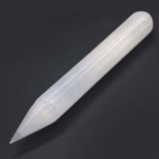 Selenitstav – 16 cm (spids i den ene ende) - Billede 3