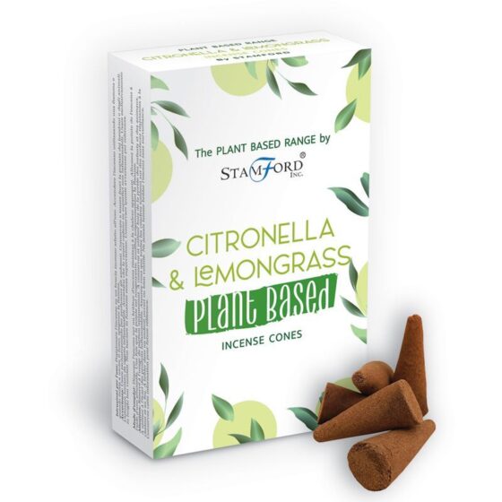 Stamford Plant Based røgelseskegler – Citronella & Lemongrass - Billede 1