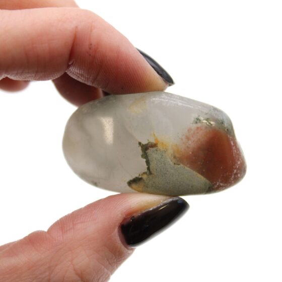 Mellemstore afrikanske tromlesten – Bloodstone (sephtonite) - Billede 2