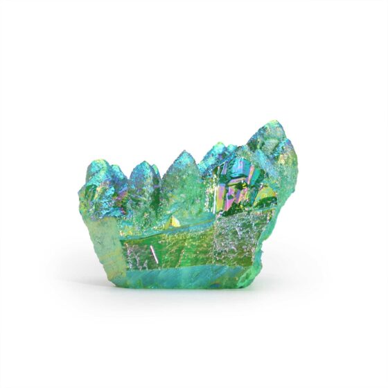 Aura Green Flame kvarts – medium (ca. 100–150 g) - Billede 1