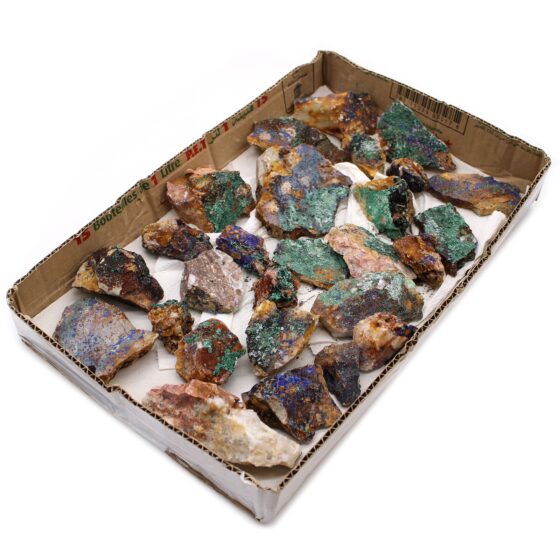Mineralspecimens – azurit + malakit (ca. 20 stk) - Billede 6