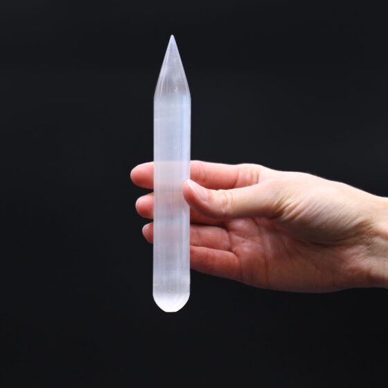 Selenitstav – 16 cm (spids i den ene ende) - Billede 2