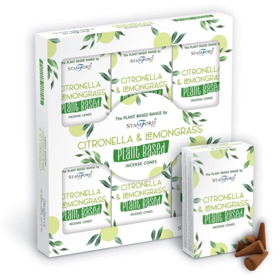 Stamford Plant Based røgelseskegler – Citronella & Lemongrass - Billede 2