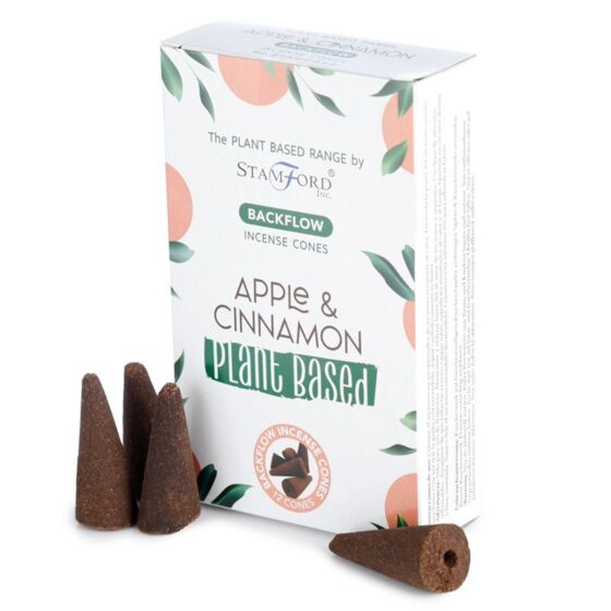 Stamford Plant Based backflow røgelseskegler – Apple & Cinnamon - Billede 1