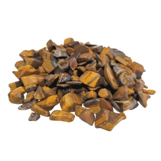 Tigerøje fliser – 1 kg - Billede 3