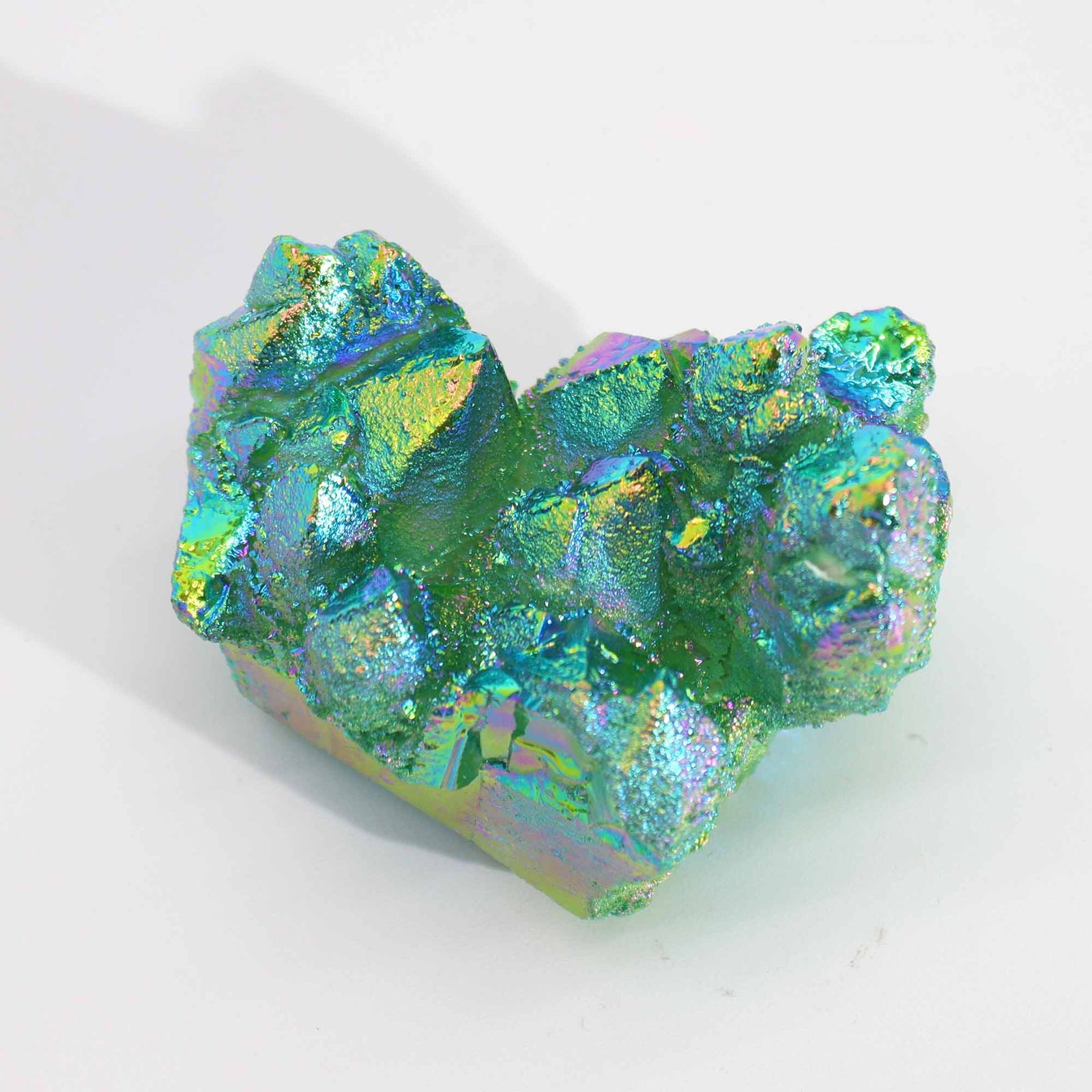 Aura Green Flame kvarts – medium (ca. 100–150 g)