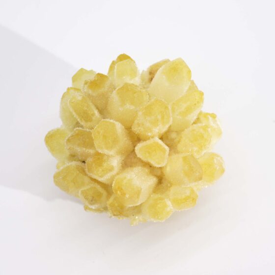 Crafted kvarts-cluster – Yellow Ghost (ca. 250–300 g) - Billede 4