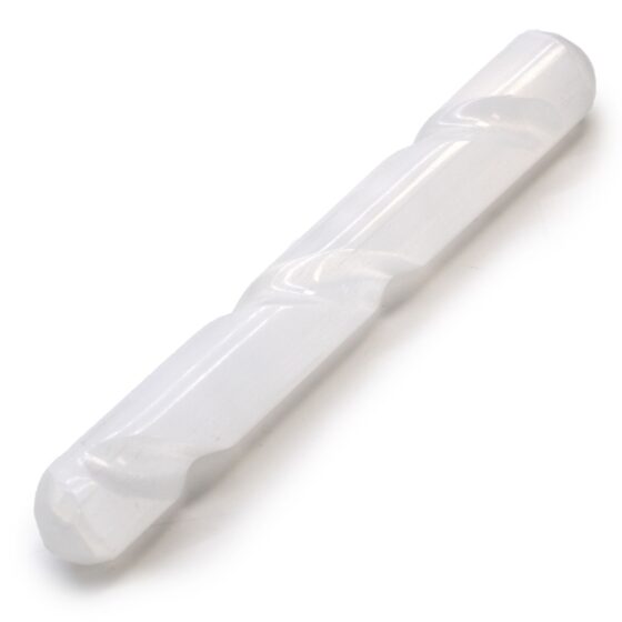 Selenit spiralstav – 16 cm (rund i begge ender) - Billede 1