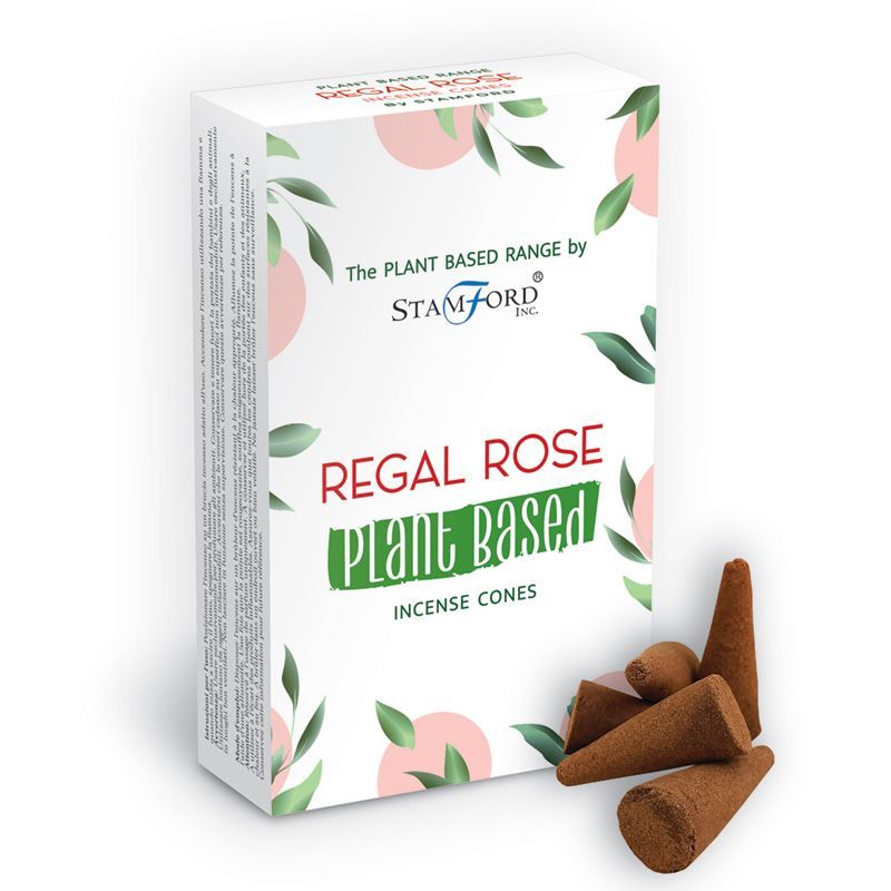 Stamford Plant Based røgelseskegler – Regal Rose