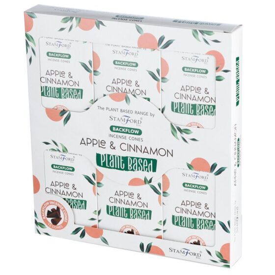 Stamford Plant Based backflow røgelseskegler – Apple & Cinnamon - Billede 4