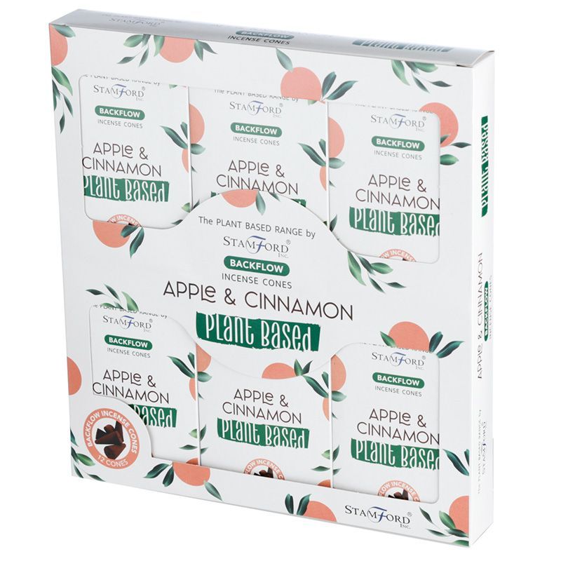 Stamford Plant Based backflow røgelseskegler – Apple & Cinnamon