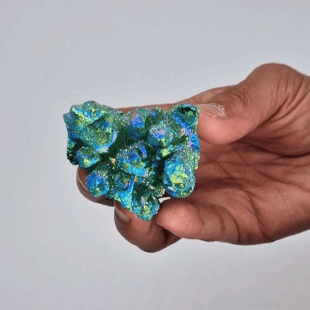 Aura Green Flame kvarts – medium (ca. 100–150 g) - Billede 3