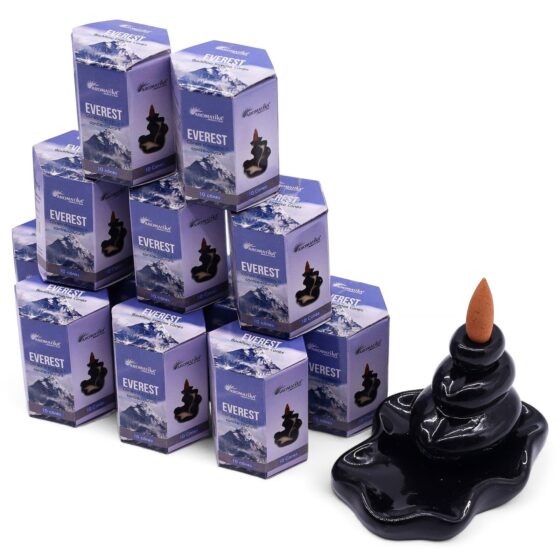Backflow røgelseskegler – Everest (10 stk) - Billede 2