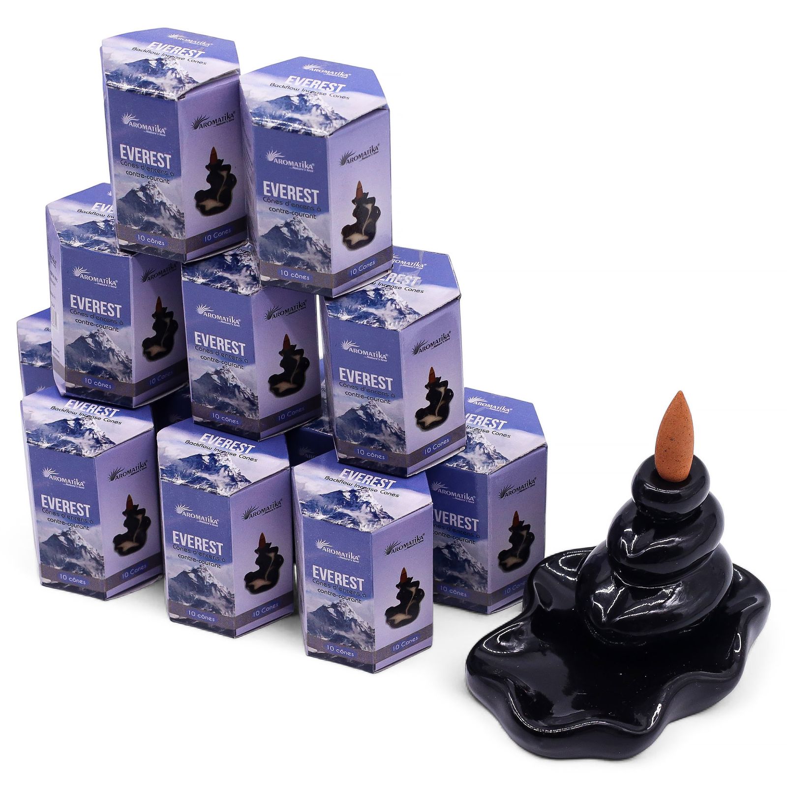 Backflow røgelseskegler – Everest (10 stk)