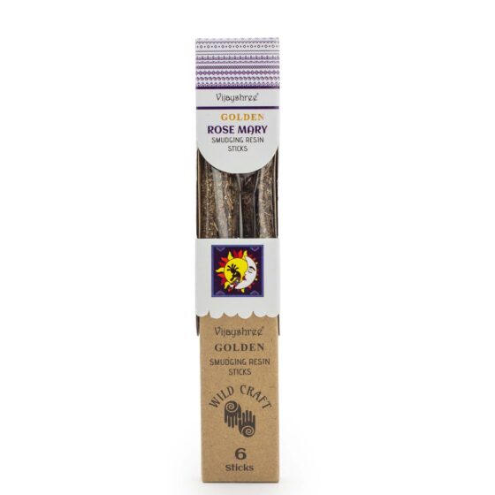 Golden Smudging Resin røgelsespinde – Rosmarin - Billede 1