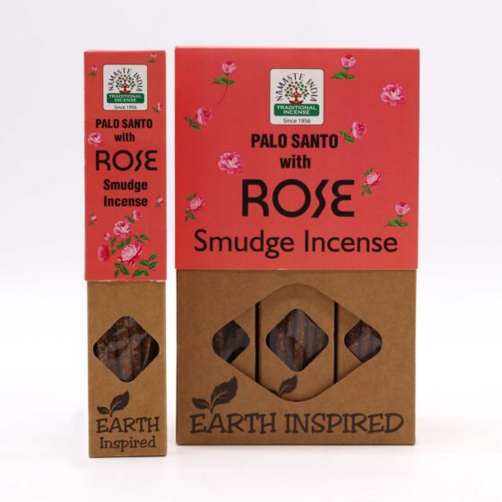 Earth Inspired Smudge røgelsespinde – Rose - Billede 4