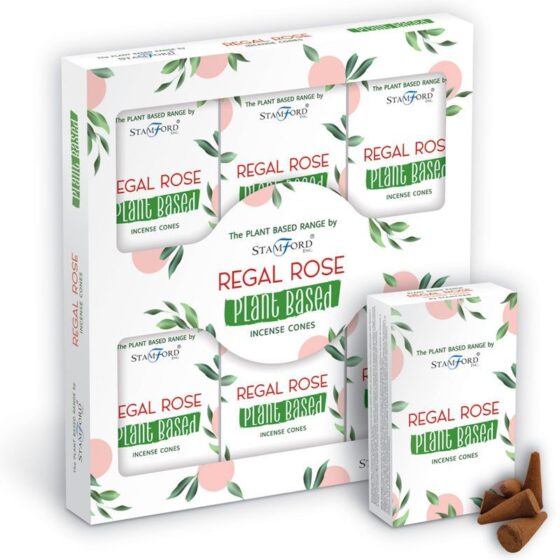 Stamford Plant Based røgelseskegler – Regal Rose - Billede 2