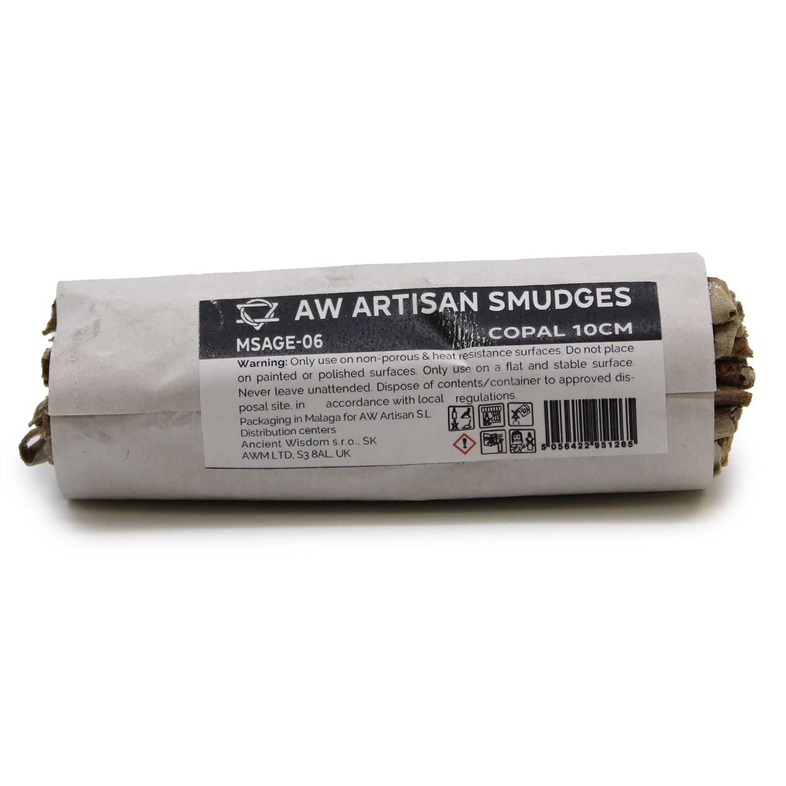 Ancient Wisdom smudge stick – White Sage & Copal Resin (10 cm)