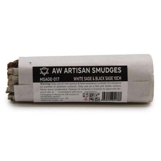 Ancient Wisdom smudge stick – White Sage & Black Sage (10 cm) - Billede 2