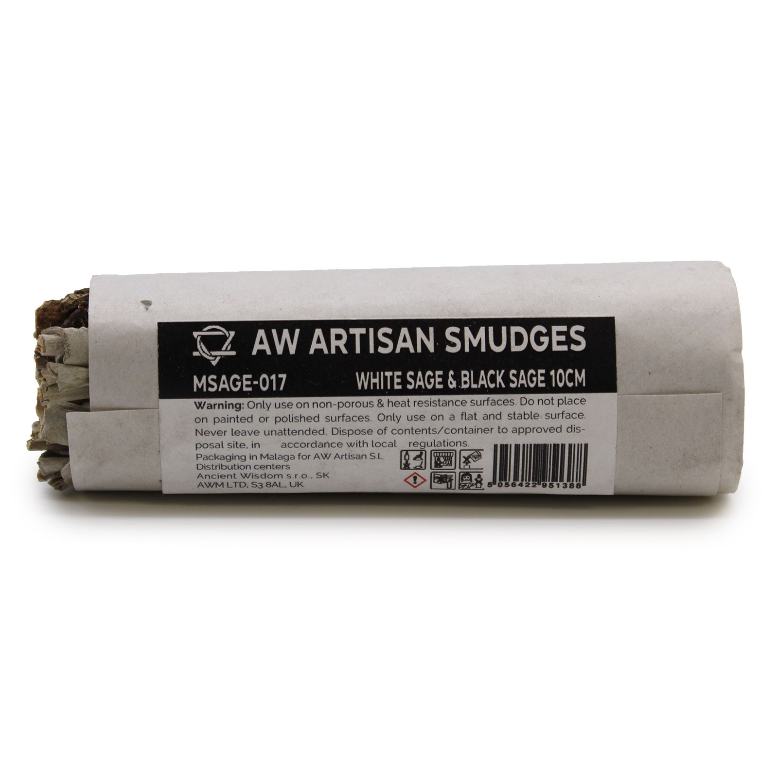 Ancient Wisdom smudge stick – White Sage & Black Sage (10 cm)