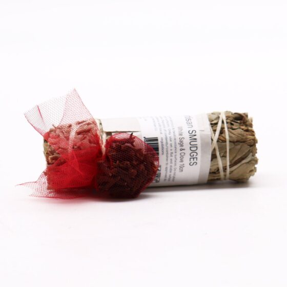 Ancient Wisdom smudge stick – White Sage & Clove (10 cm) - Billede 2