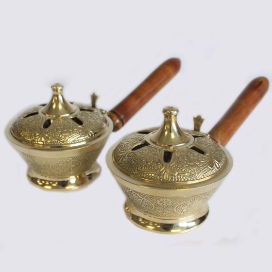 Messing røgelsesbrænder – Ornate Censer - Billede 6
