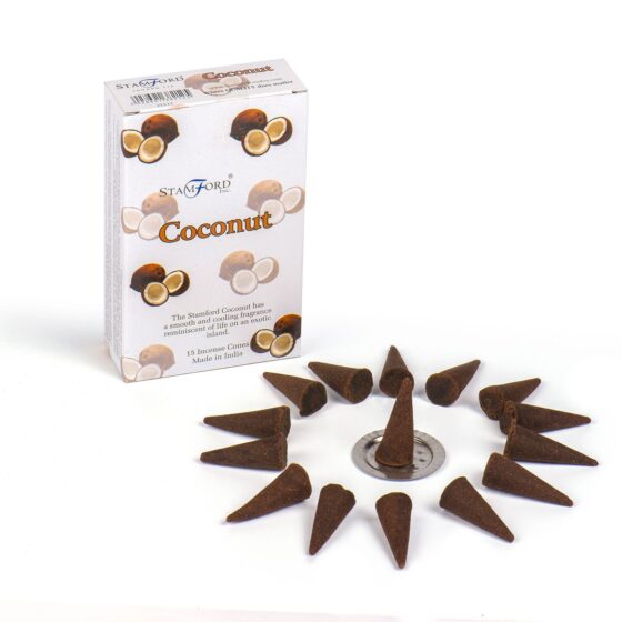 Stamford Premium røgelseskegler – Coconut - Billede 2