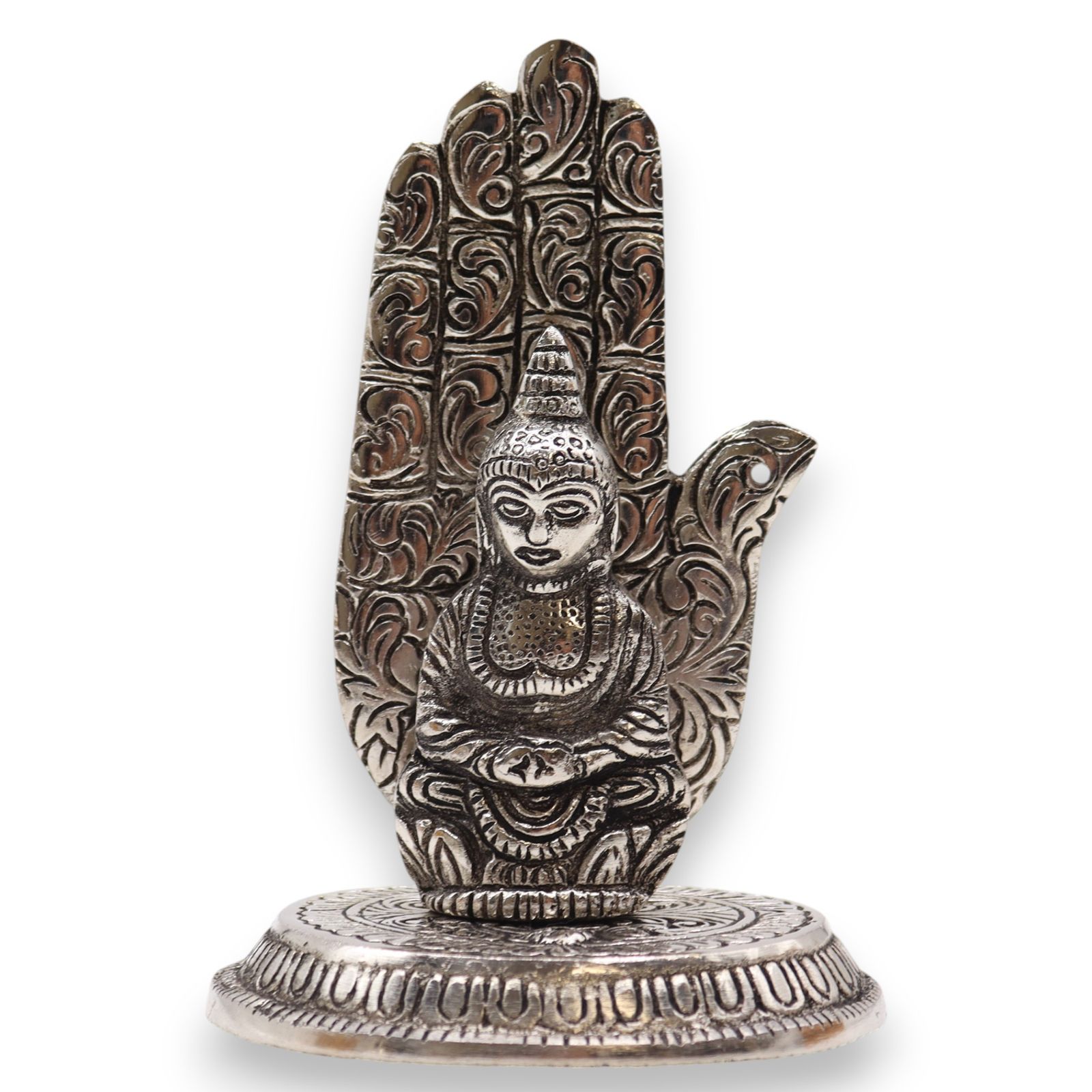 Hånd Buddha røgelsesholder (13×9 cm)
